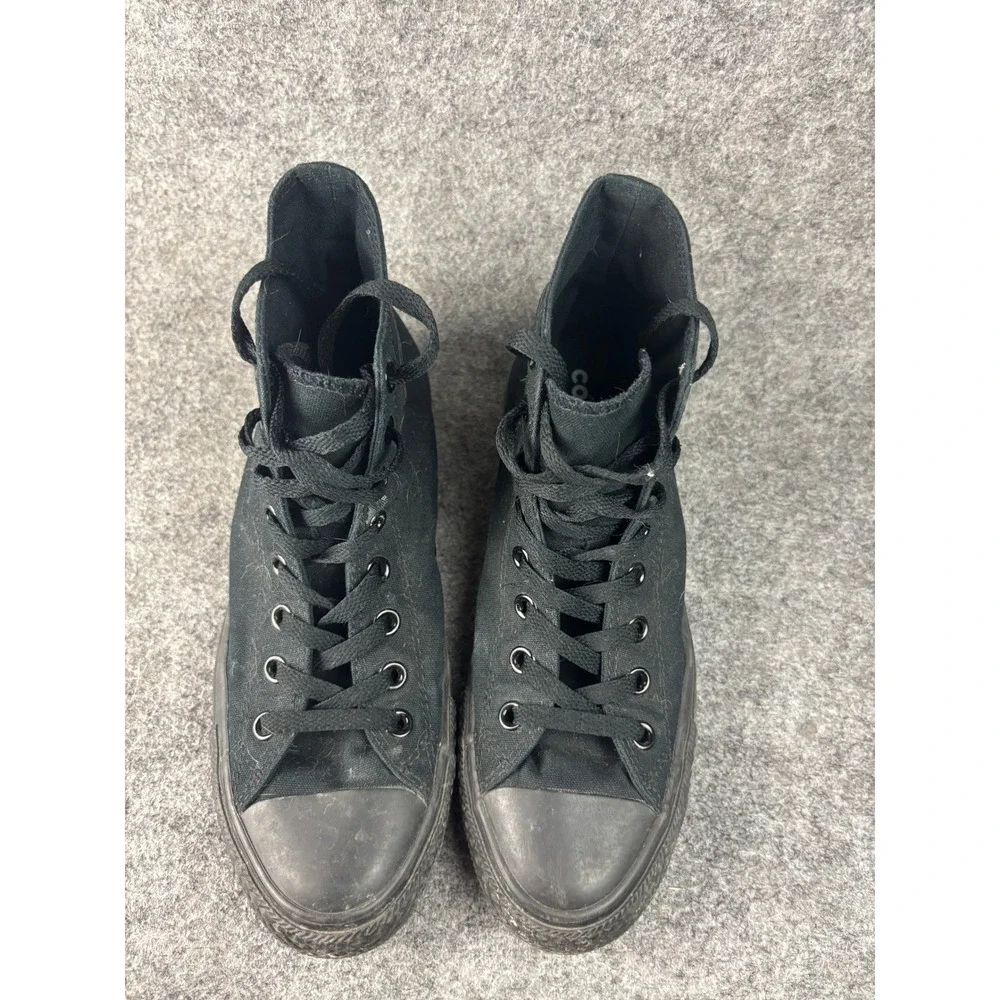 Converse Chuck Taylor All Star Womens 9 Black High Top Sneakers Monochrome W3310